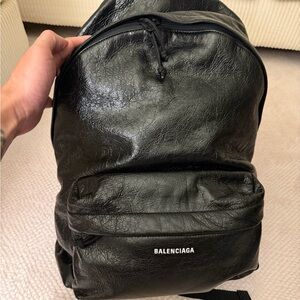 Balenciaga MEN'S EXPLORER BACKPACK IN BLACK
